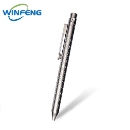 Bolt Action Titanium Alloy Tactical Pen &ndash; Glass Breaker Hexagon Pen