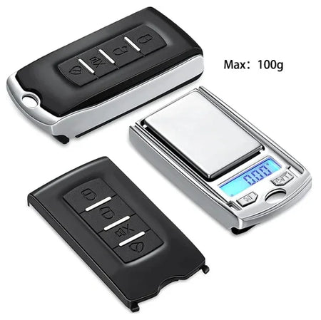 Protable Car Key Shape Gram Scale &ndash; 0.01g Precision Max 100g