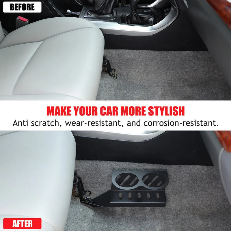 Алюминиевый черный держатель для стаканов для Toyota Land Cruiser Prado 120