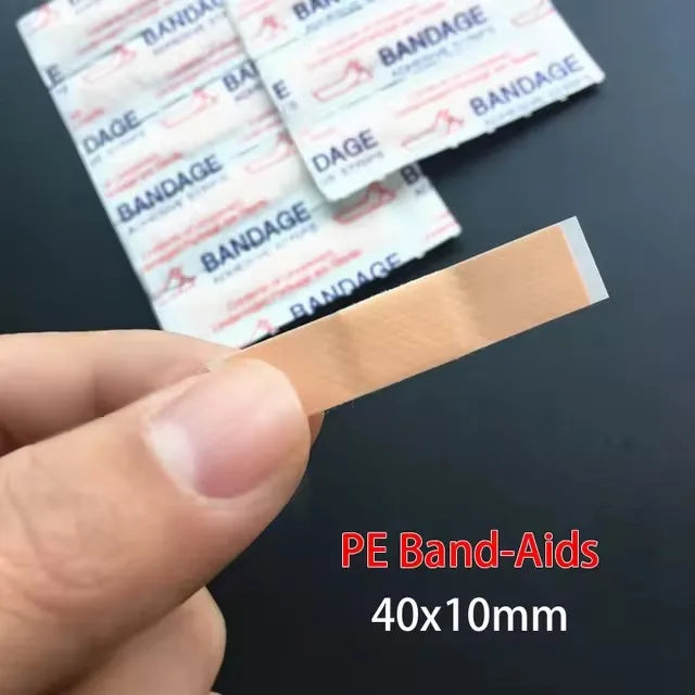 100 Pcs Medical Anti Bacteria Band Aid &ndash; Waterproof Plaster L-Small (4x1 cm) / 100 pcs