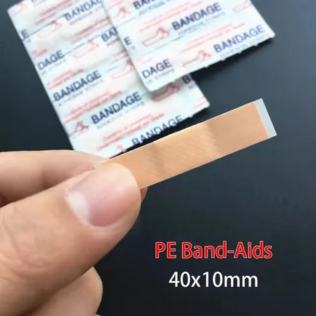 100 Pcs Medical Anti Bacteria Band Aid &ndash; Waterproof Plaster L-Small (4x1 cm) / 100 pcs