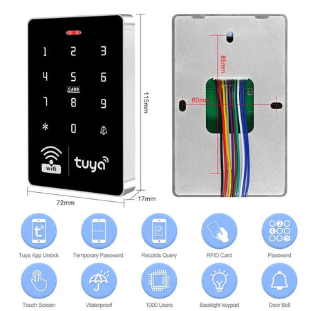 5YOA S10W Tuya Access Control Door Lock &ndash; IP68 Waterproof