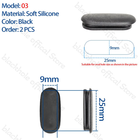 Bike Frame Hole Plug &ndash; Dust and Water Resistant Cable Seal 2pcs Model 03