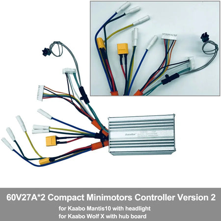 Mantis10 Wolf X 60V 27Ah Compact Controller for Kaabo Scooters Controller Version 2