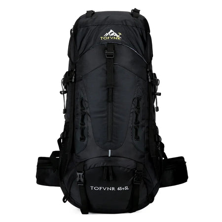 70L Camping Backpack &ndash; 70L Capacity For Hiking And Travel Black 70L / 50 - 70L