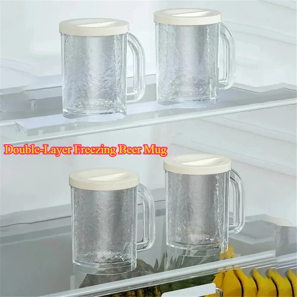 Double-Layer Freezing Beer Mug &ndash; Keeps Drinks Ice Cold