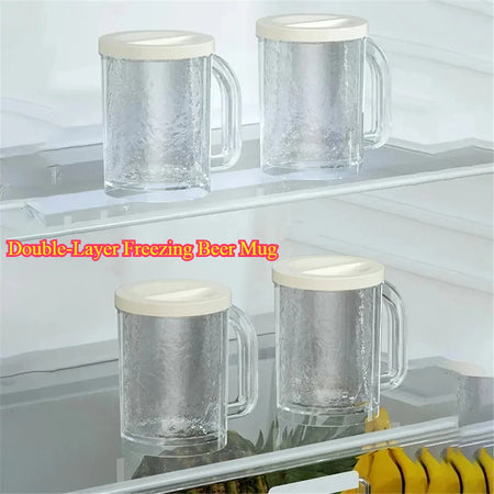 Double-Layer Freezing Beer Mug &ndash; Keeps Drinks Ice Cold