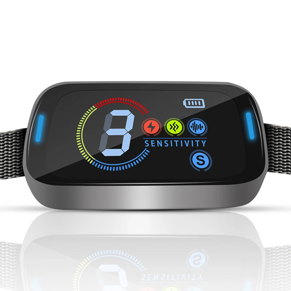 PuPoPan T012 Ultrasonic Bark Deterrent Collar &ndash; Gentle Bark