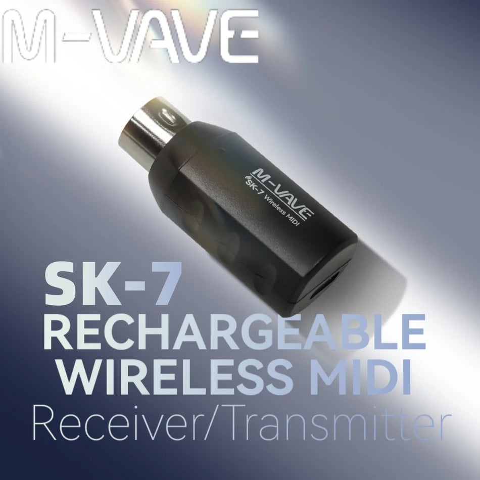 M-VAVE SK7 1/2/5/10 Wireless MIDI Adapter - Low Latency