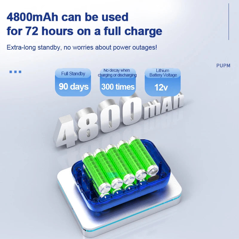 4800mAh Aquarium Oxygen Pump USB Charger &ndash; Ultra Portable