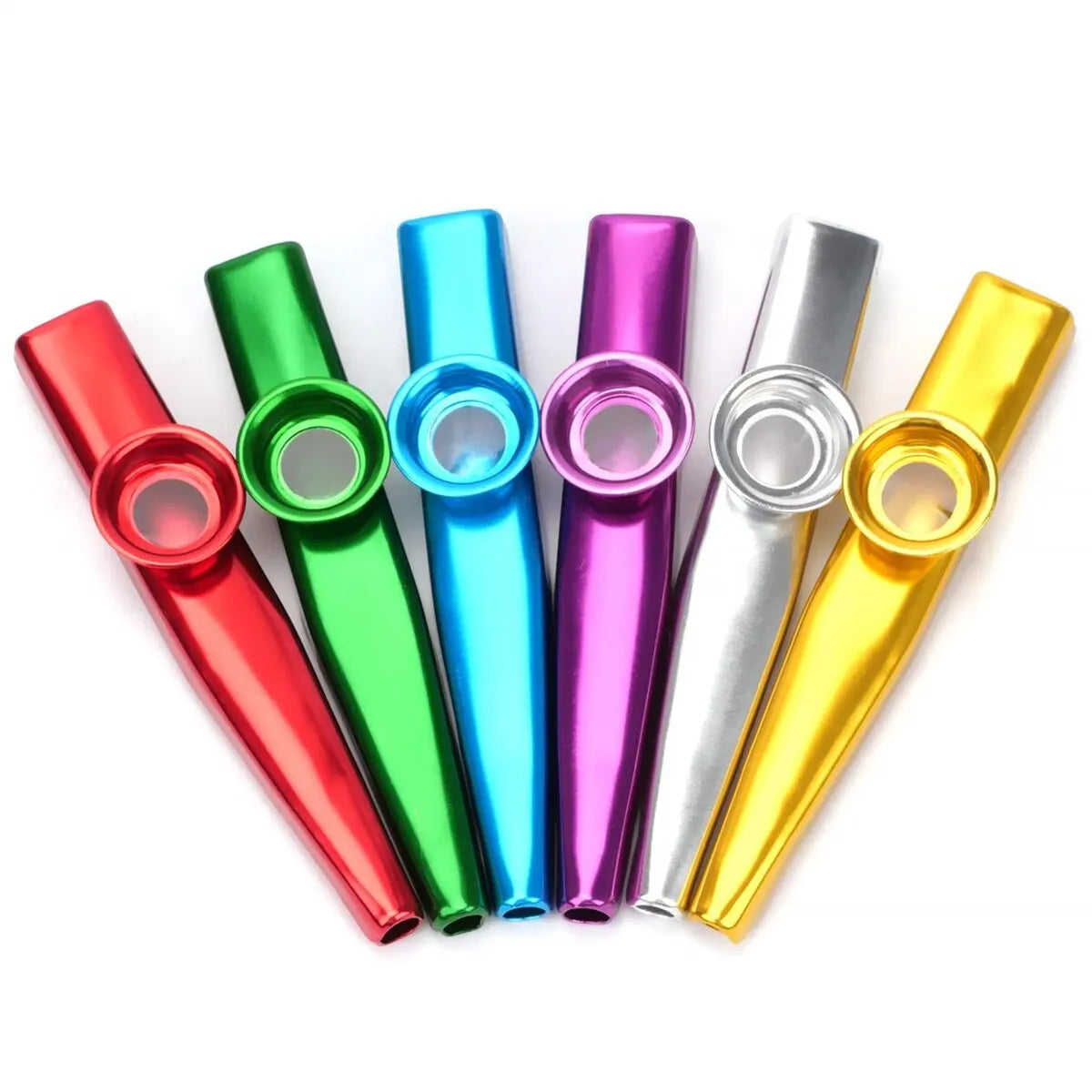 Kazoo Silver Aluminum Alloy Membrane Mouth &ndash; Easy to Play
