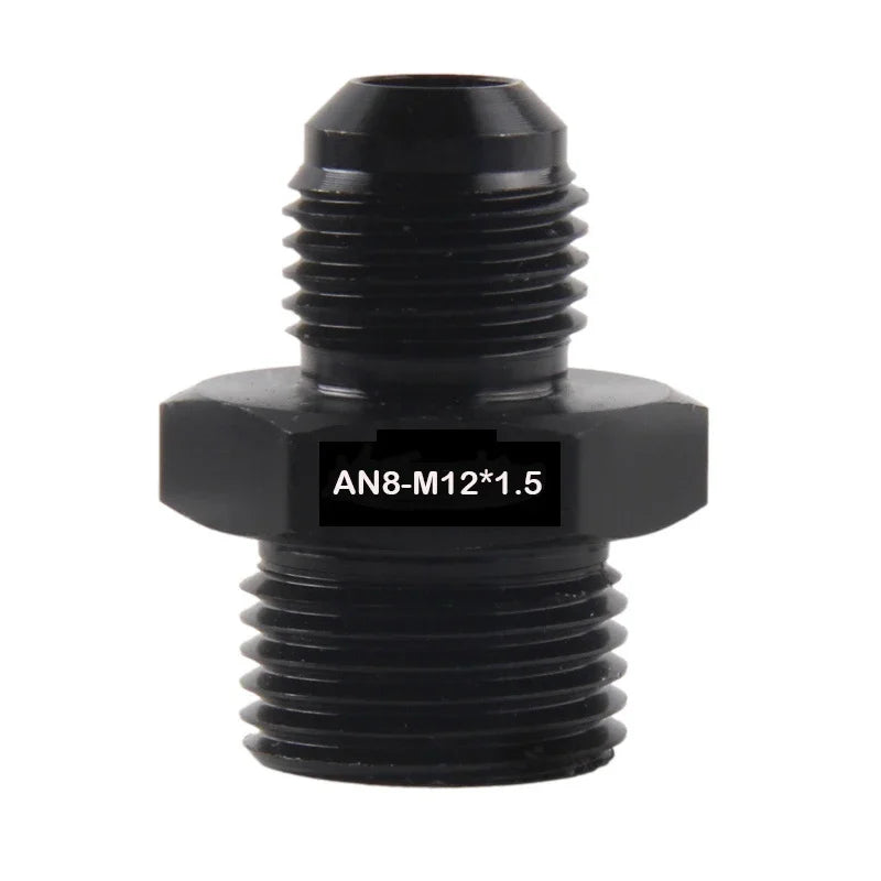 Aluminum AN8 Male Adapter With M16x1.5 Threads For Fuel Lines by InterCyprus Trading Ltd