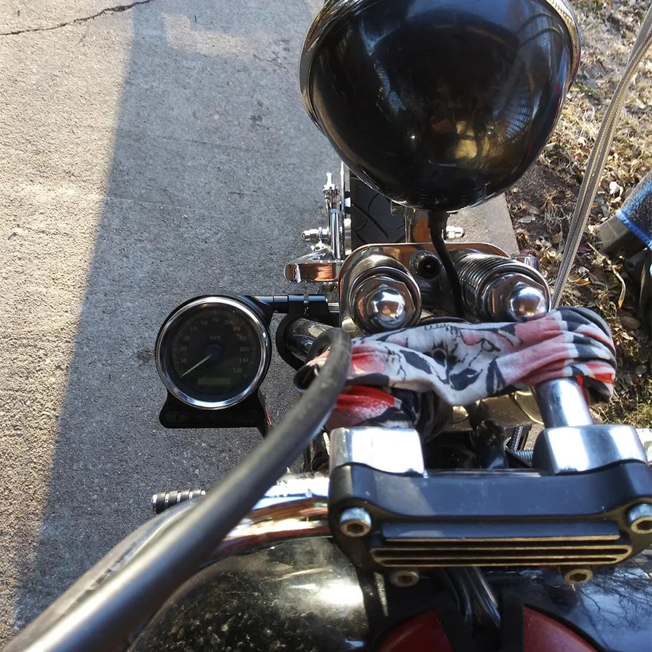 Harley Sportster Side Mount ātruma mērītāja pārvietošanas vāks, alumīnija kronšteins