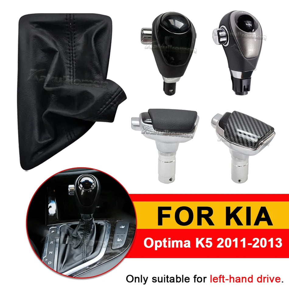 Mânere de schimbător de viteze cu husă din piele PU pentru Kia Optima K5 2011-2013