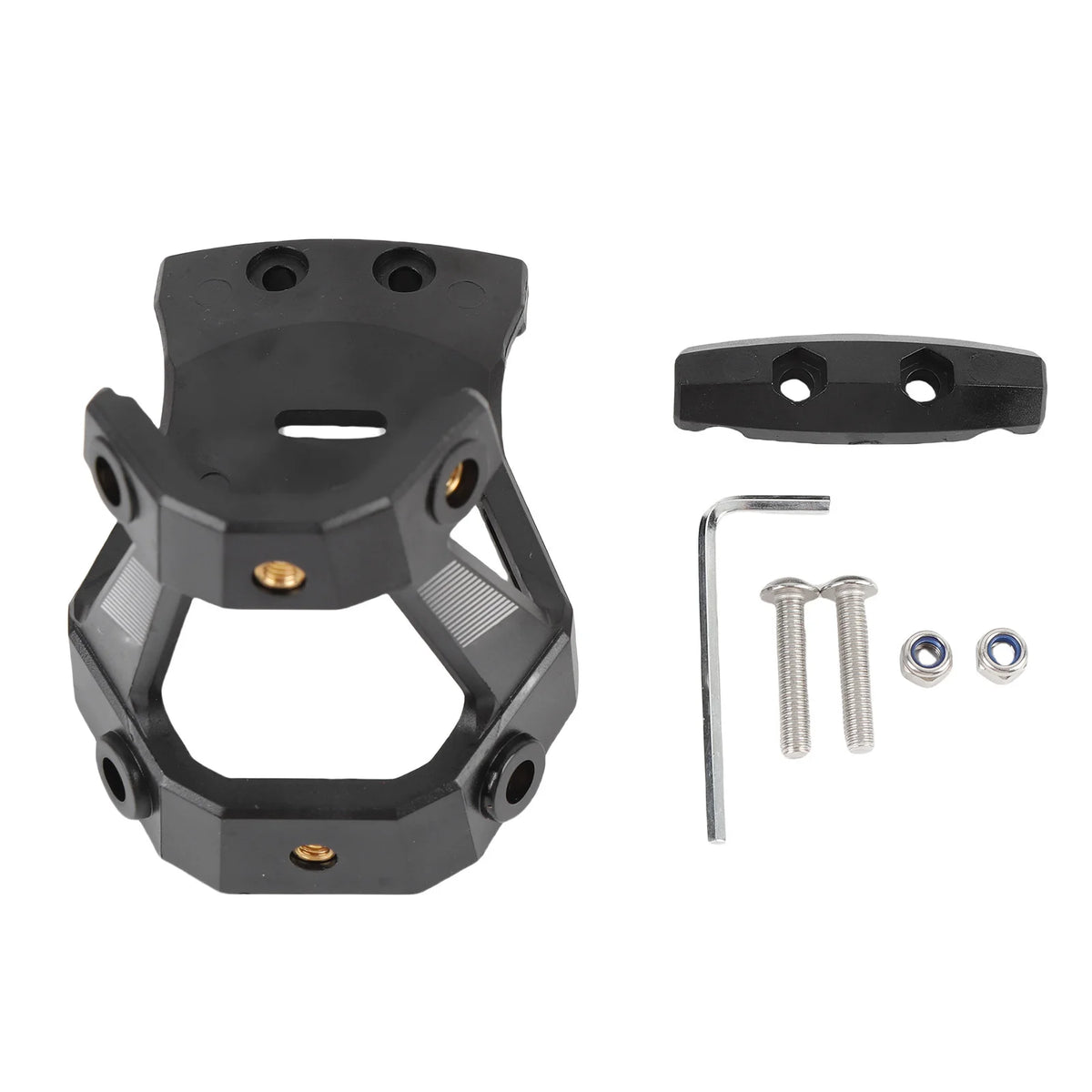 Bike Bottle Cage Saddle Mount Adapter &ndash; Premium PP Material black