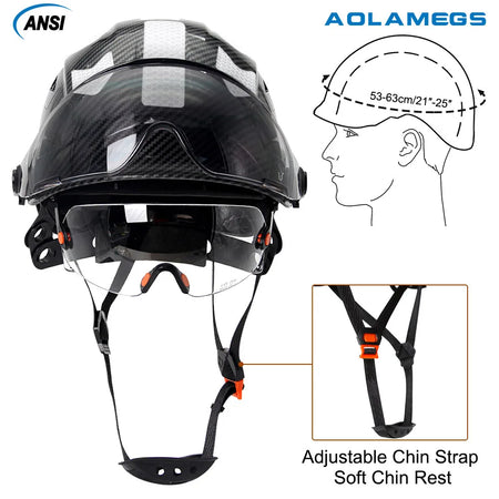 CR08 Construction Helmet - Integrated Goggles And Earmuffs