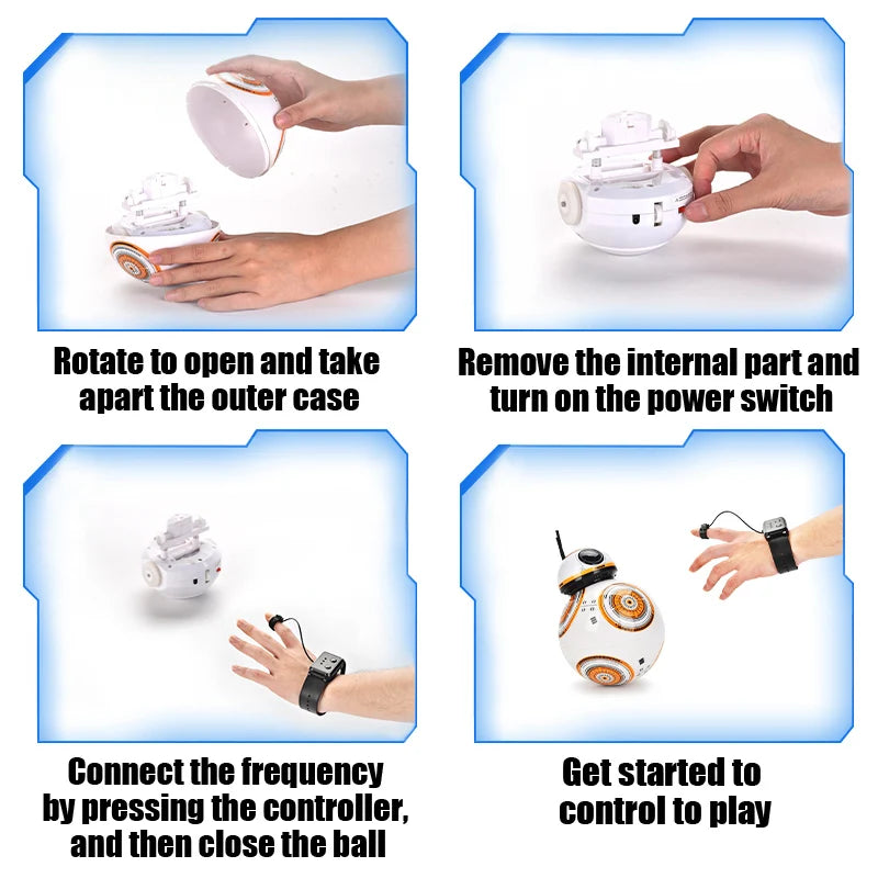 RC Robot with Gesture Control &amp; Sound Effects - Remote Controlled Toy