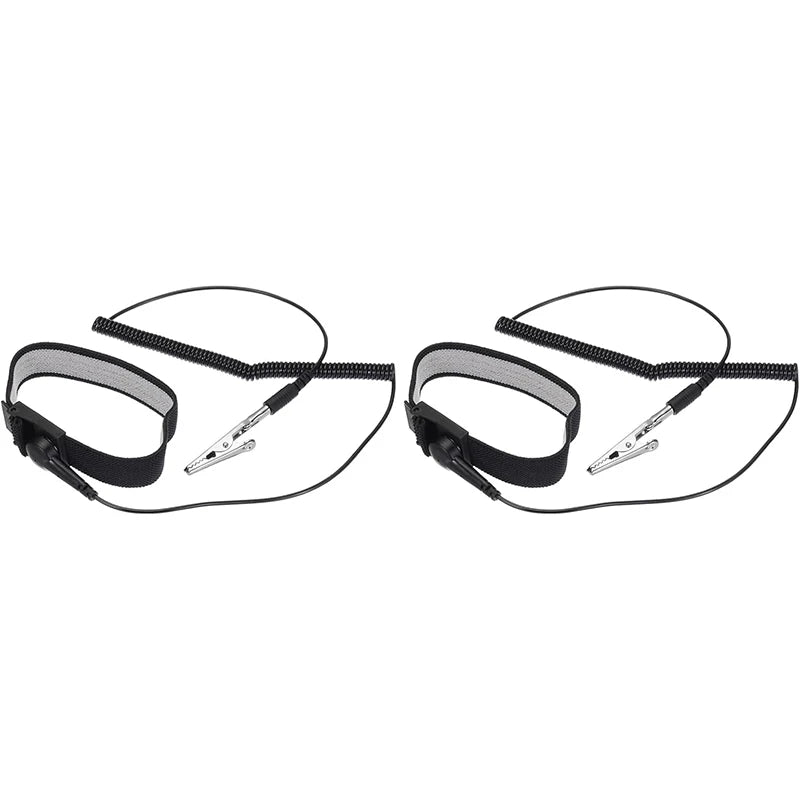 Anti-Static Wrist Strap Grounding 2 Pack &ndash; Adjustable Fit 2PCS