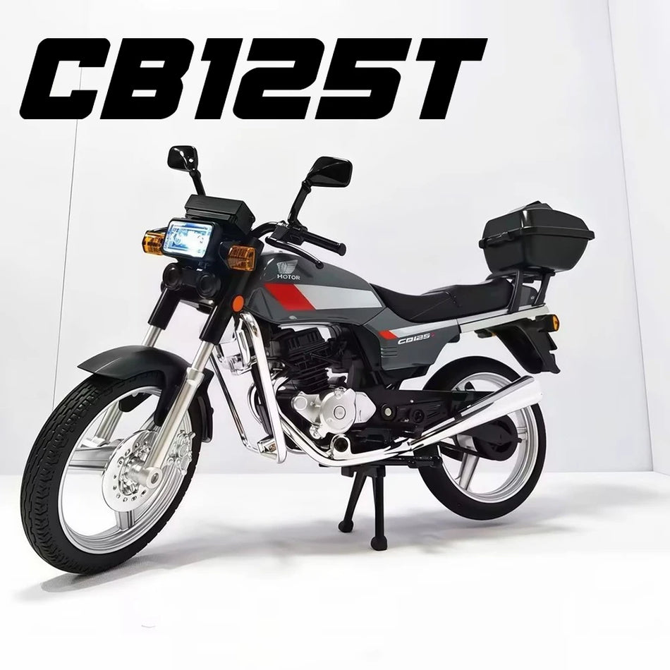 Motosiklu modeļa rotaļlieta, metāla izgatavojums Honda CB125T GN125