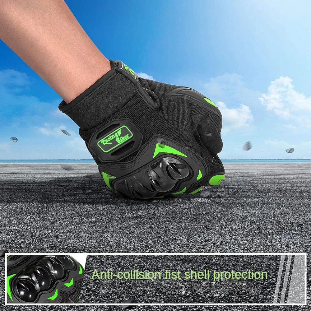 Waterproof Full Finger Motorcycle Gloves with Touchscreen and Joint Protection