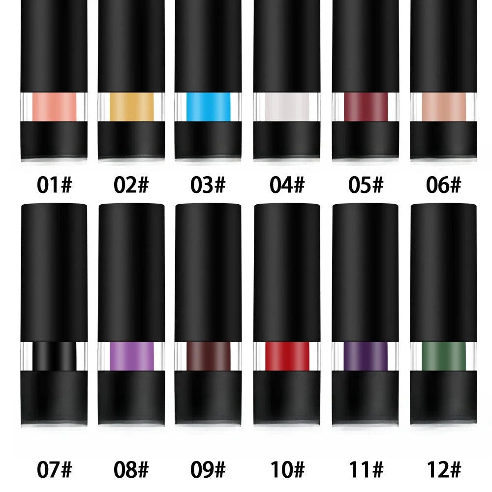 Matte Dark Wine Red Waterproof Lipstick - Easy to Apply, Long-lasting