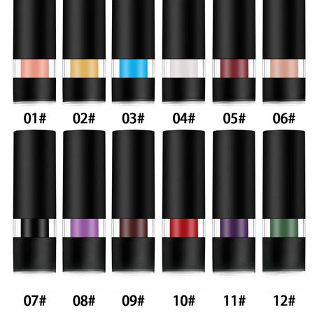 Matte Dark Wine Red Waterproof Lipstick - Easy to Apply, Long-lasting