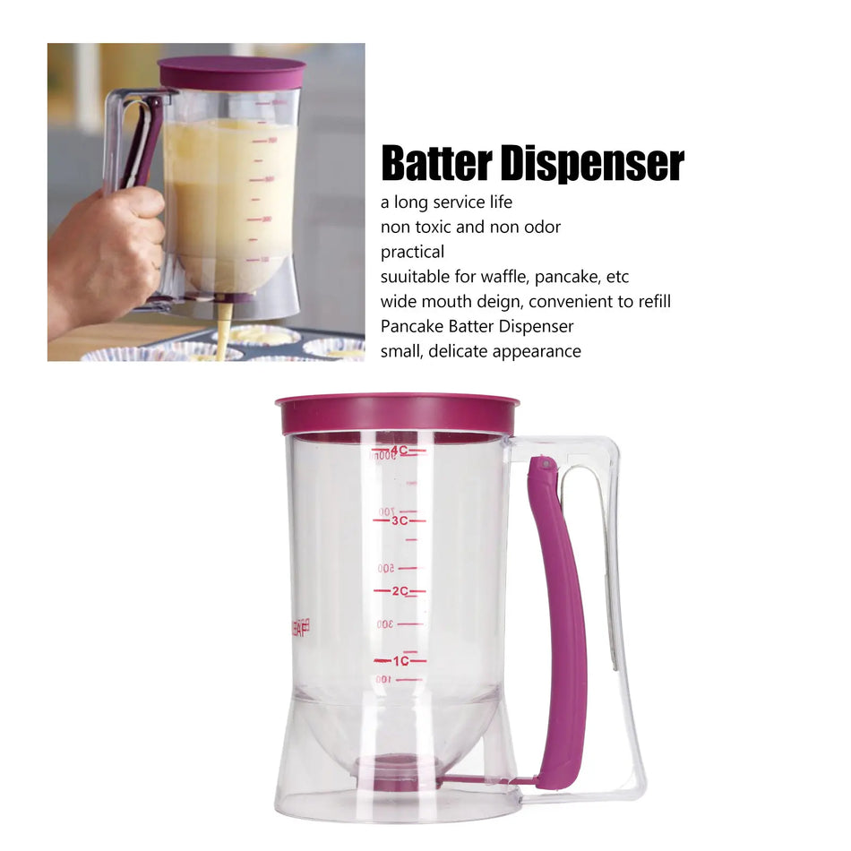 Batter Dispenser ABS 900ml &ndash; Precision Pouring for Pancakes
