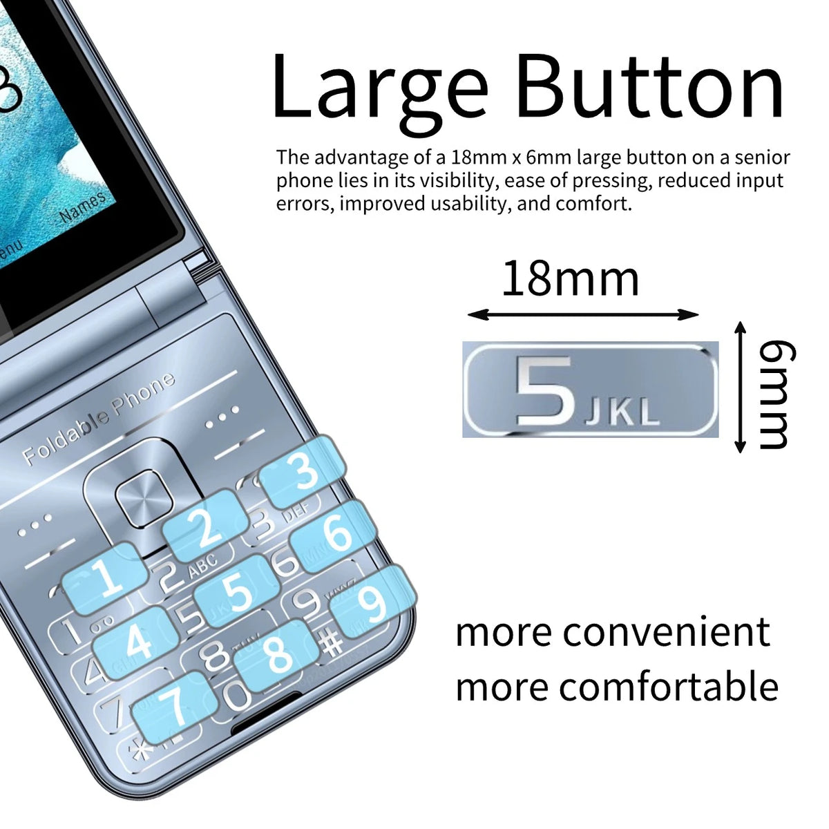 Beauty Foldable Pocket Mobile Phone &ndash; 4 Sim Card Support