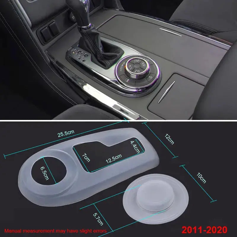 Vtear For Nissan Patrol Y62 Infiniti Qx80 Armada Gear Shift Panel Cover Soft Rubber Interior Dustproof Gear Box Accessories Auto by InterCyprus Trading Ltd