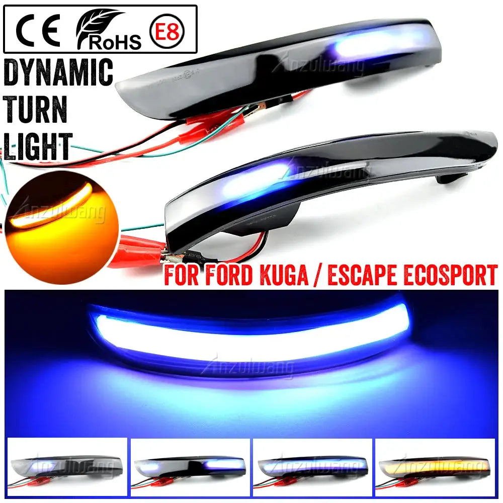 Dynamic LED Mirror Blinker Lights For Ford Kuga II Escape by InterCyprus Trading Ltd