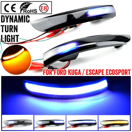 Dynamic LED Mirror Blinker Lights For Ford Kuga II Escape by InterCyprus Trading Ltd