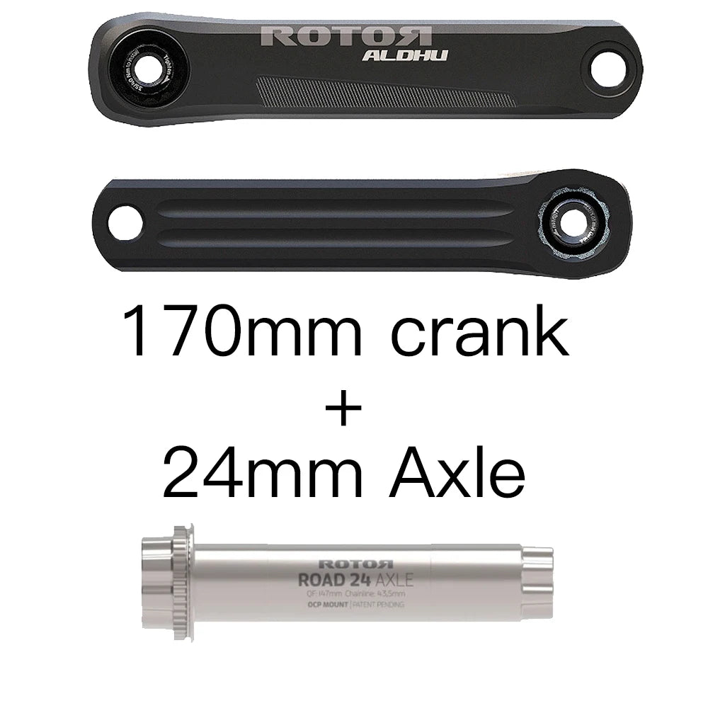 3D Crank BCD Straight Mounted Double Link Elliptical Rotor &ndash; Titanium Alloy Durability Canrk170 Axle24mm