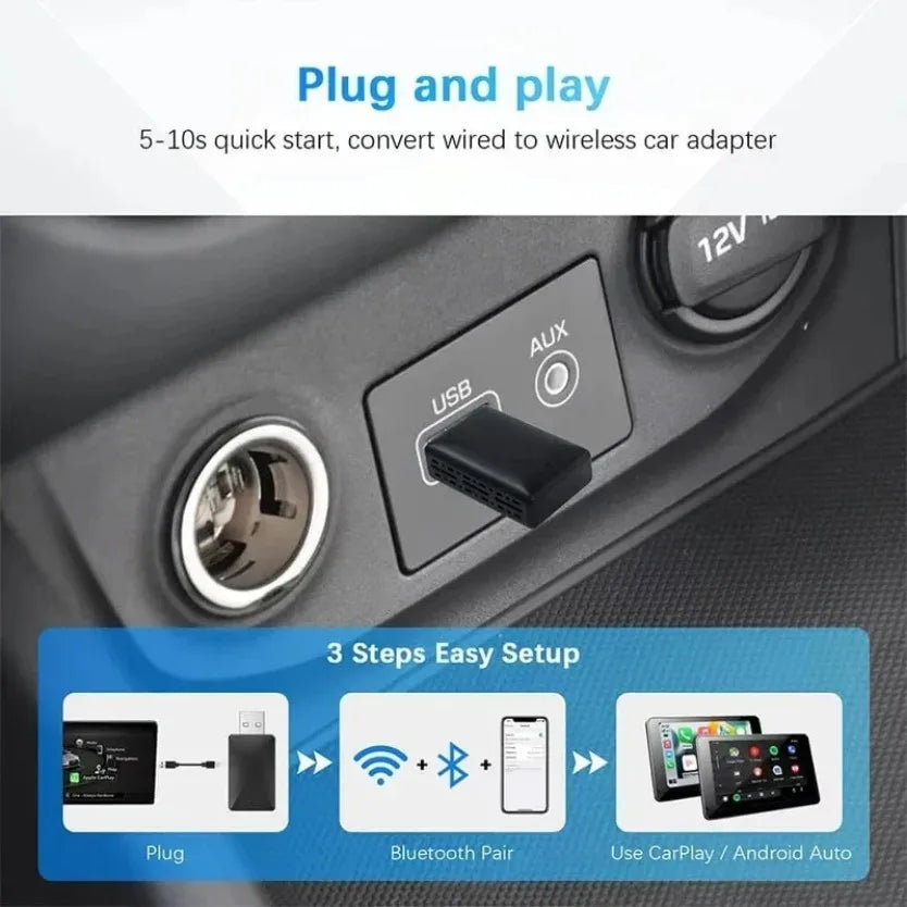 Carplay Android Auto Wireless Adapter &ndash; Android Auto Ready