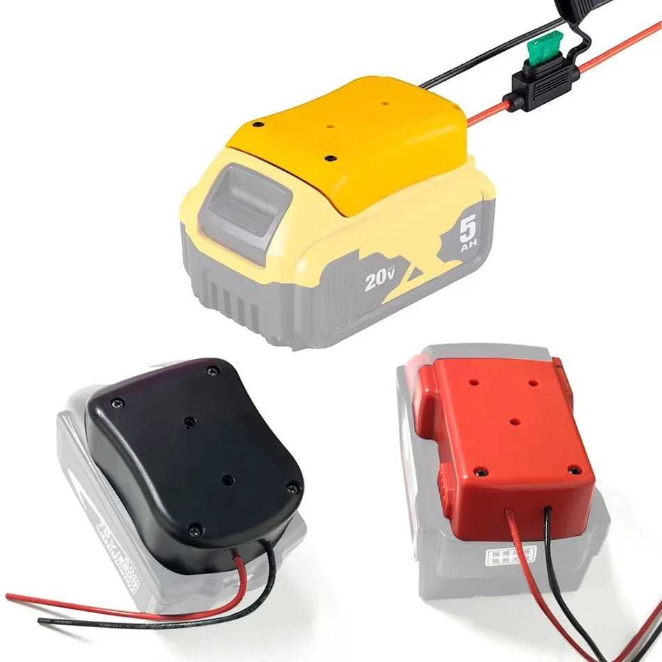 Adaptador de Bateria de 18V 20V para Ferramentas Makita Dewalt Milwaukee
