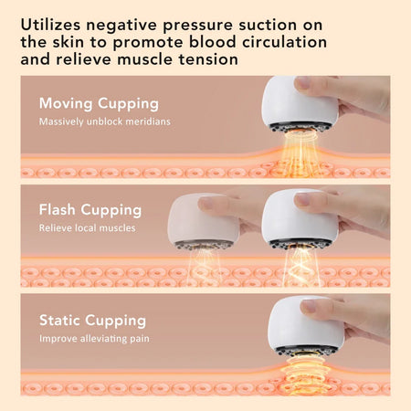 Hailicare 9 Levels Cupping Massager &ndash; Red Light Therapy