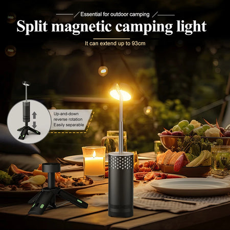 Upgraded Camping LED Telescopic Flashlight &ndash; Versatile Portable Illumination