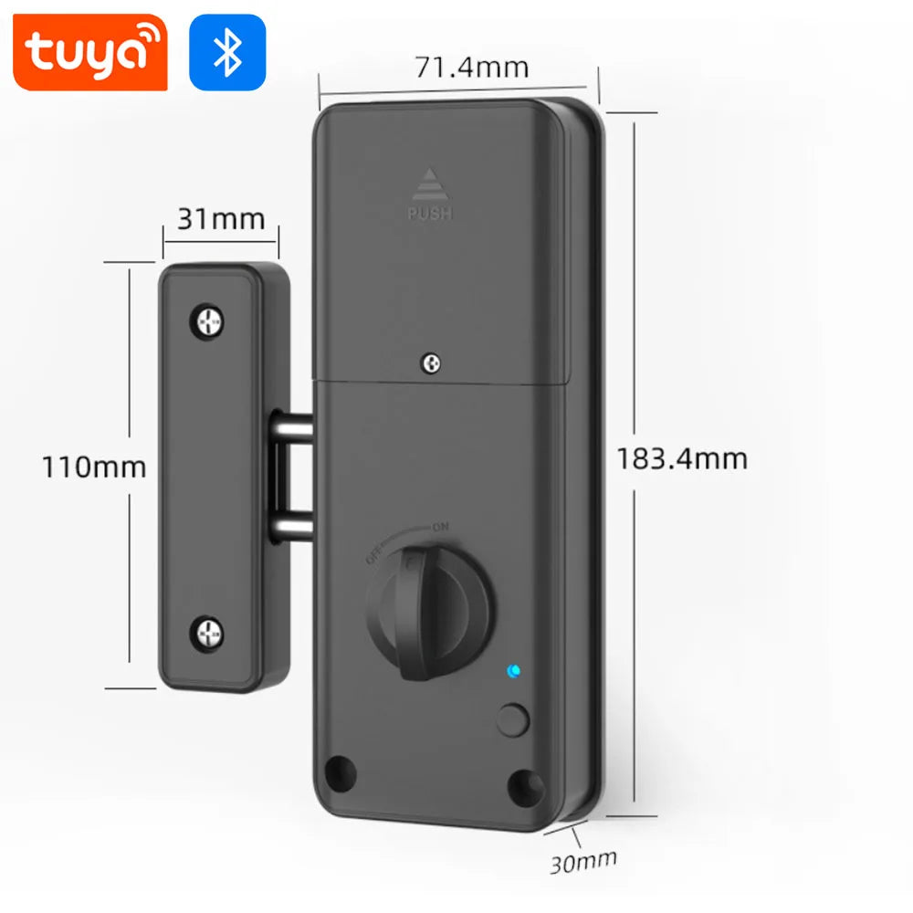 RX2052-TUYA-sliver &ndash; App Control Tuya Enabled Keyless Lock RX2052-tuya-black