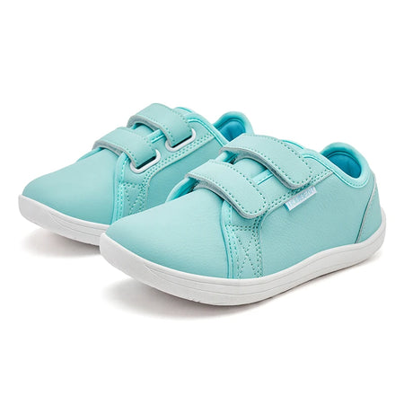 HOBIBEAR Kids Barefoot Minimalist Sneakers with Wide Toe Box Aqua / 23