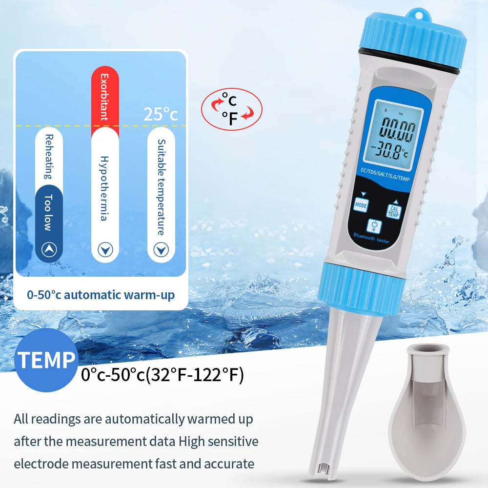 BT-785 5 In 1 TDS Meter &ndash; Bluetooth App Compatible