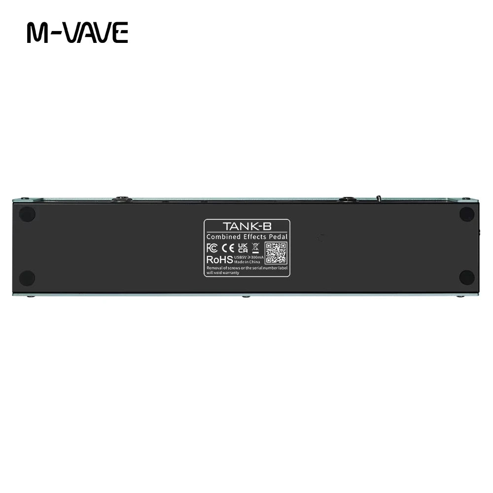 M-VAVE Tank-B/G/MINI Bass Multi-FX Pedal &ndash; 36 Presets
