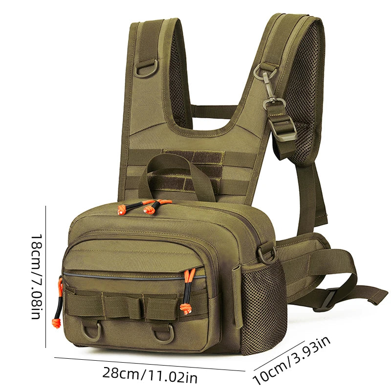 Tactical Chest Bag Molle Vest Front Pouch &ndash; Rugged Utility