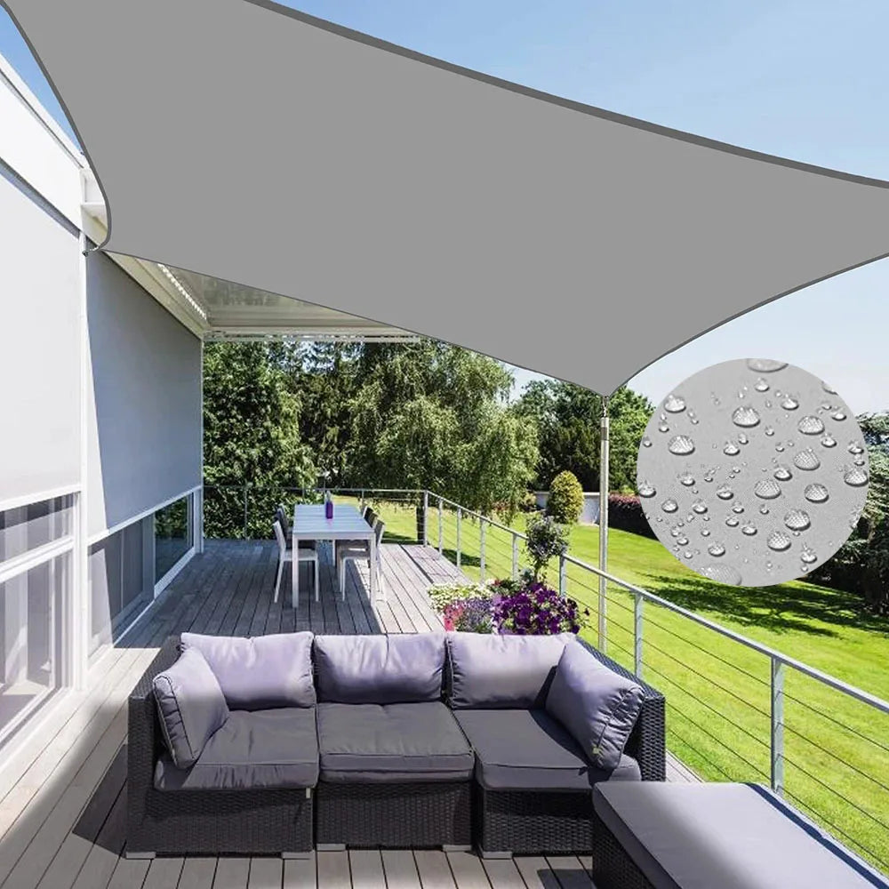 Premium 300D Polyester Waterproof UV-Resistant Outdoor Shade Sail