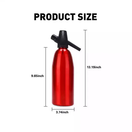 Professional 1L Soda Siphon Bottle - Cake Decor Precision