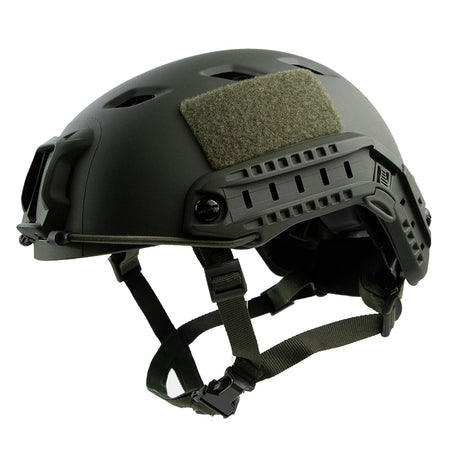 BOOIU Airsoft Tactical Helmet &ndash; Thickened ABS Shell FBJ GN Square hole