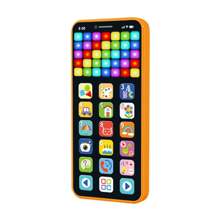 Baby Simulation Mobile Phone Toy &ndash; Fun Learning Music Toy Orange