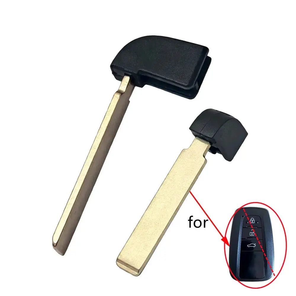 10pcs/lot Emergency Insert Smart Small Key Blade Replacement for Toyota CHR Uncut by InterCyprus Trading Ltd