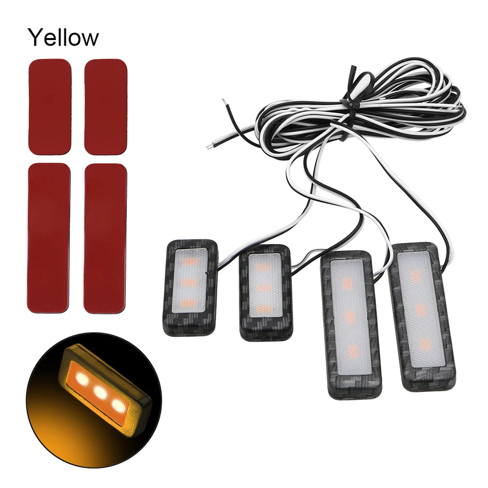 LEEPEE 22012 Luces LED de Ambiente para el Interior del Coche, 6 Colores