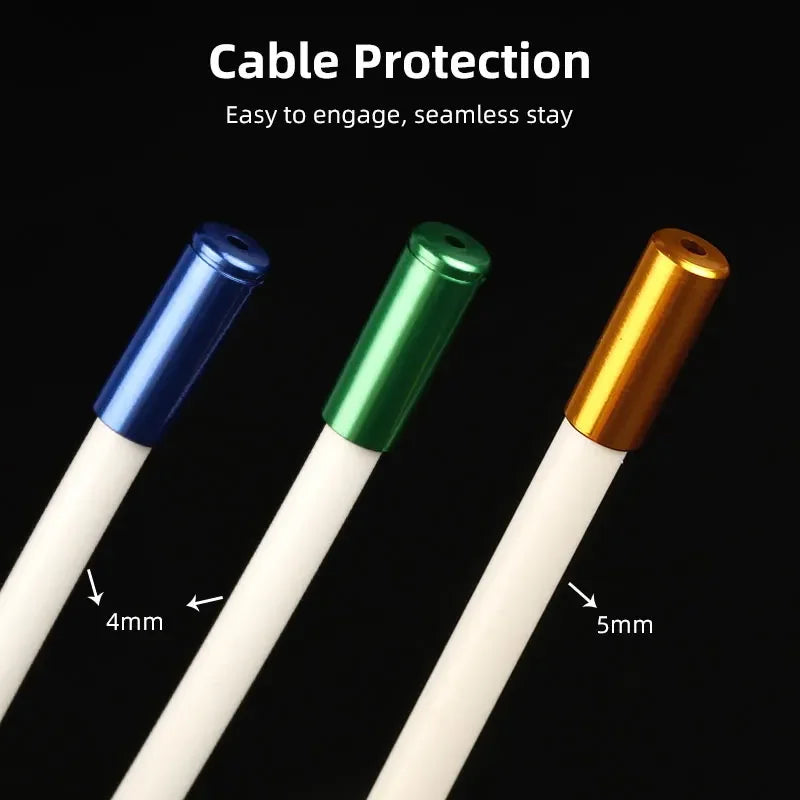 5mm Alloy Bicycle Brake Cable End Cap &ndash; Durable CNC-Machined Protection