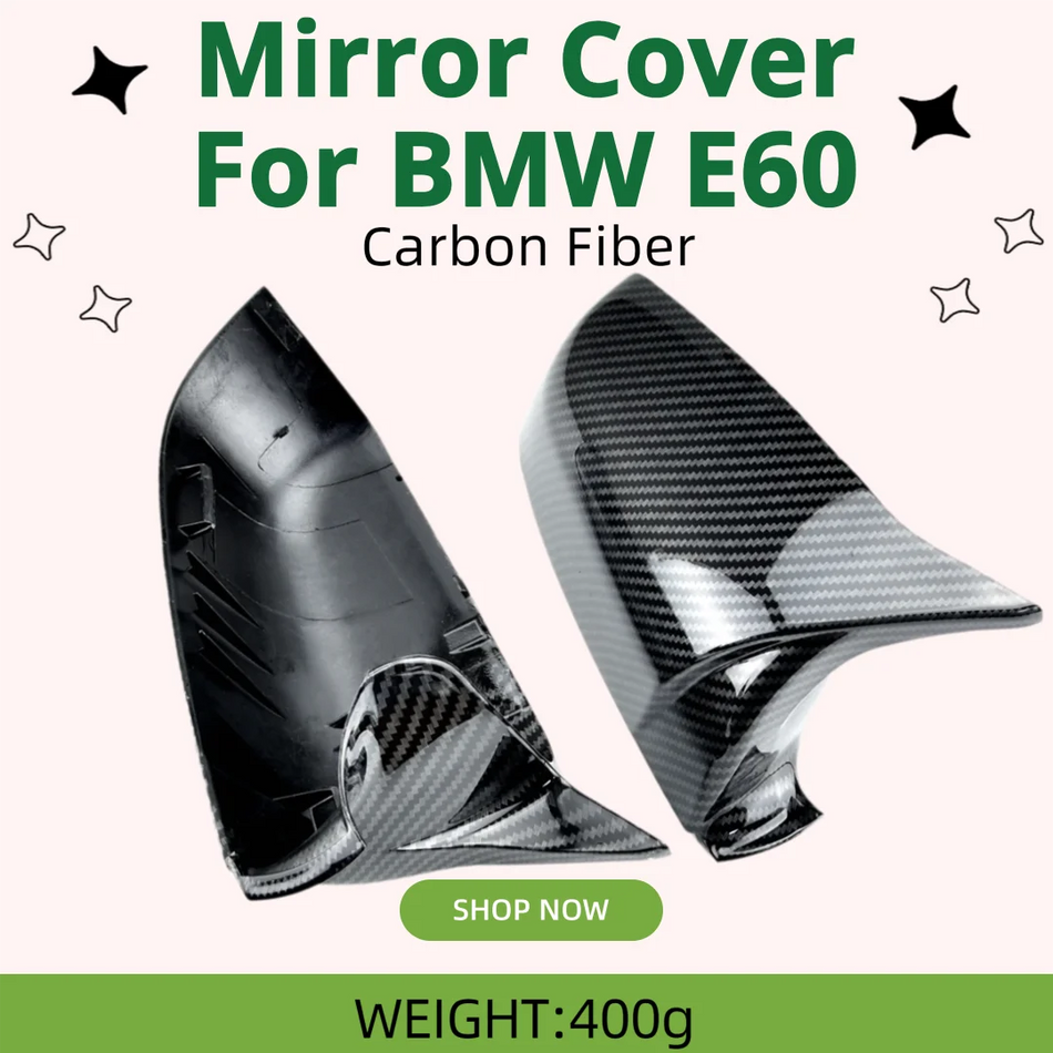 Karbon Fiber Dikiz Aynası Kapağı BMW 5 6 7 Serisi E60 F10 F01 için