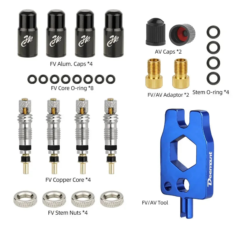 Brass Presta Valve Core Set &ndash; Durable CNC-Machined Parts Presta FC4 V59-A29 / CN